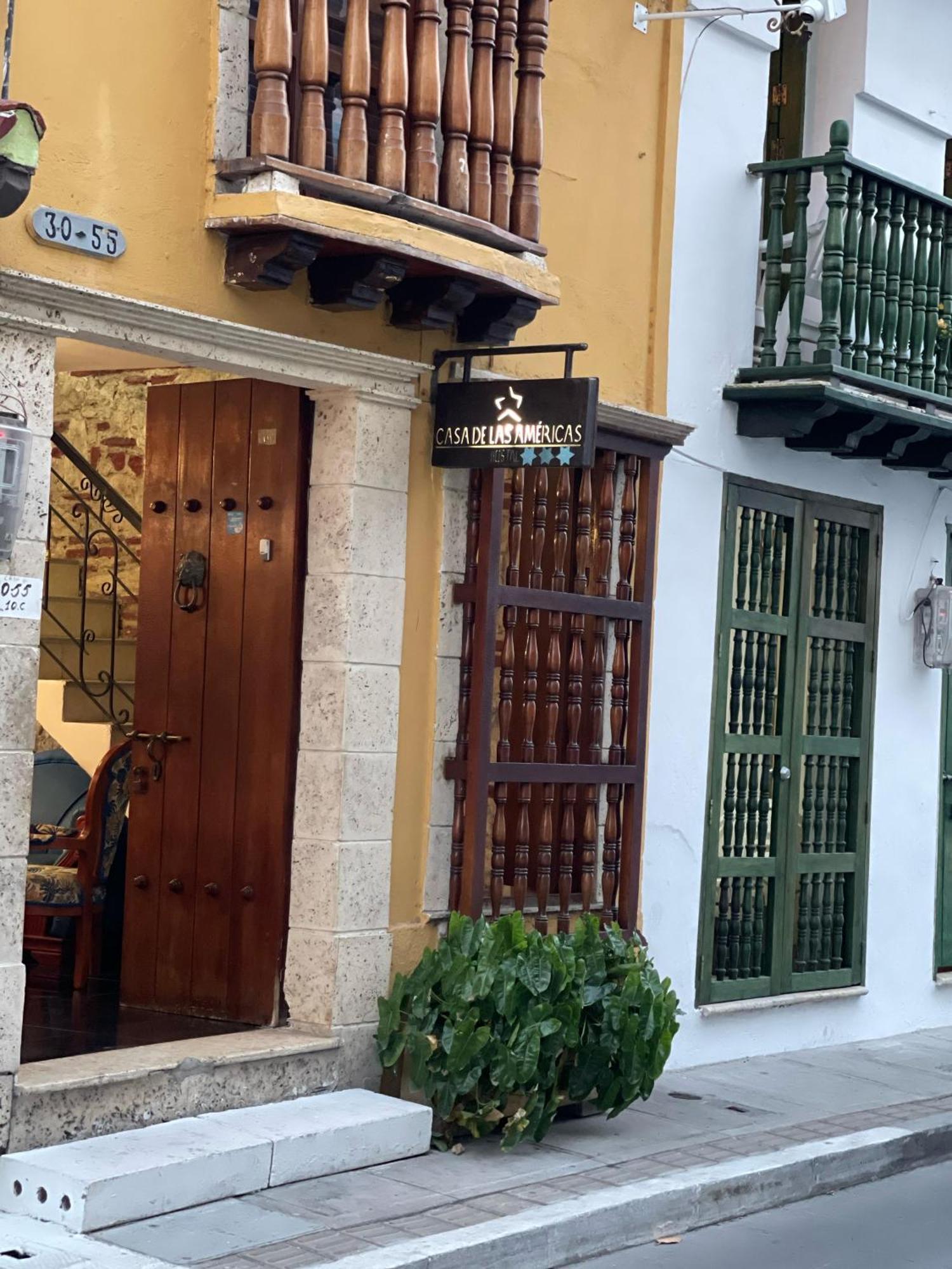Hostal Casa De Las Americas Cartagena エクステリア 写真